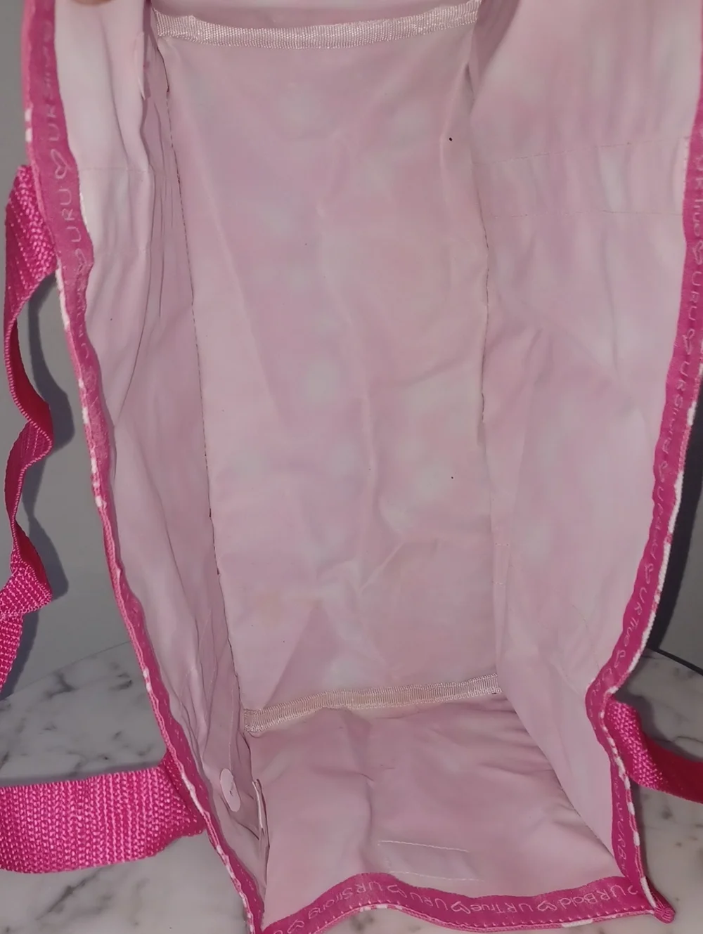 Thirty-One Pink and White Floral Tote Bag URU Keep It Caddy 6